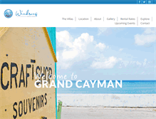 Tablet Screenshot of mygrandcaymanvacation.com